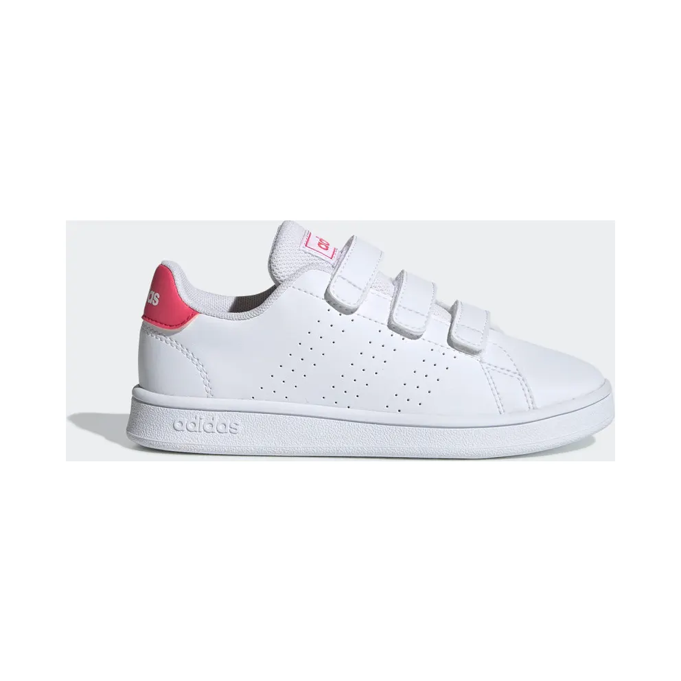 adidas Advantage Schuh Cloud White / Real Pink / Cloud White (EF0221)