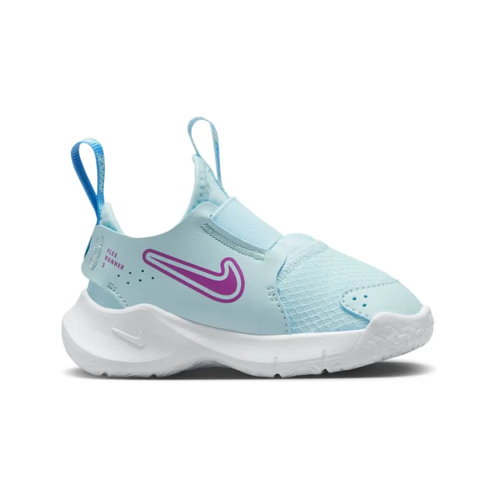 Nike Flex Runner 3 Glacier Blue University Blue Chlorophyll Hyper Violet (FN1478-401)