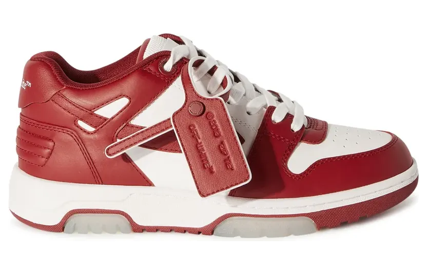 Off-White Out Of Office leren “White” (OWIA259F23LEA0040129)
