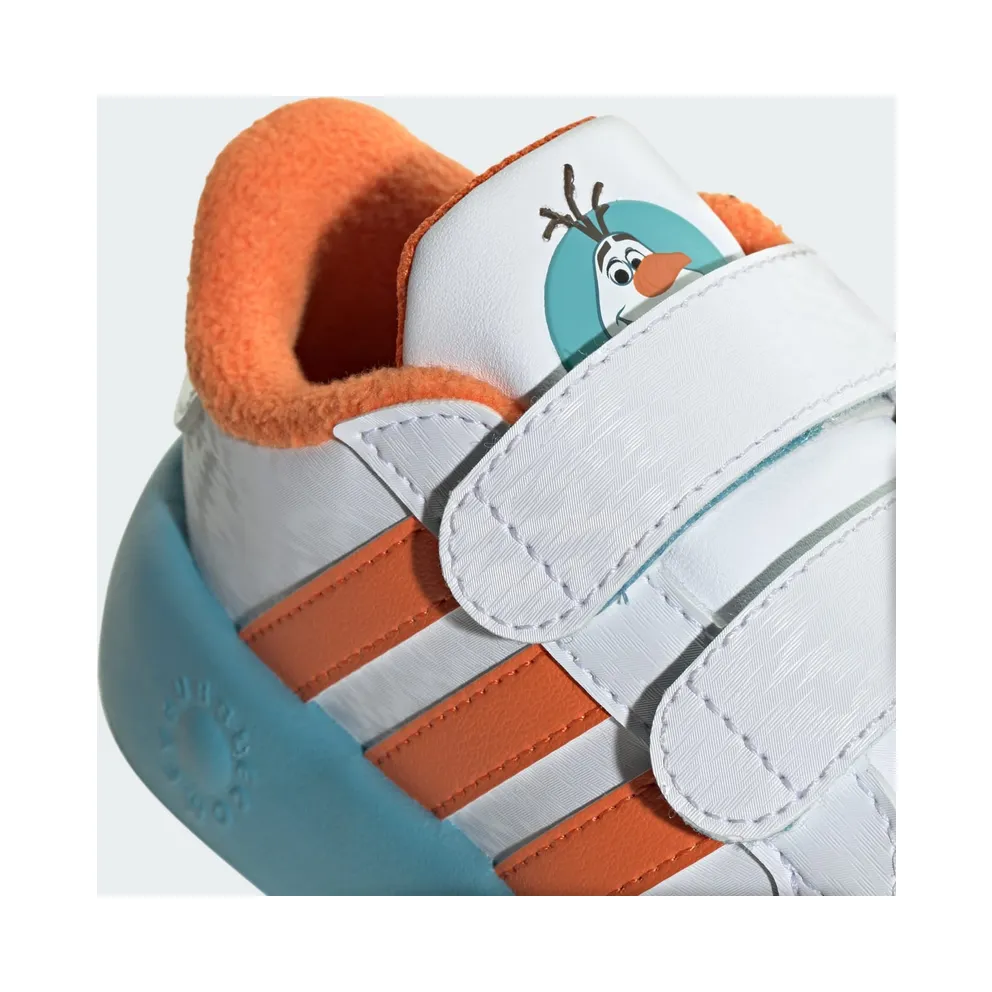 adidas Grand Court 2.0 Disney Olaf Cloud White Orange Preloved Blue (IF4058)