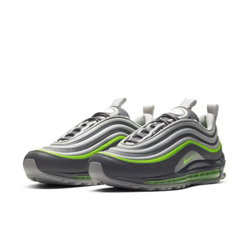 Nike Air Max 97 Utility Grey Electric Green Thunder Grey/Moon Particle-Atmosphere Grey-Electric Green (BQ5615-002)