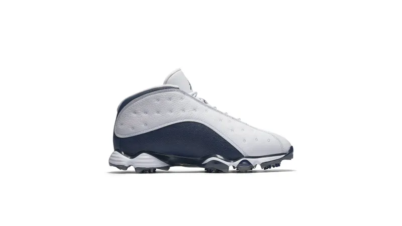 Jordan 13 Retro Golf White Navy Blue White/Navy Blue (917719-100)