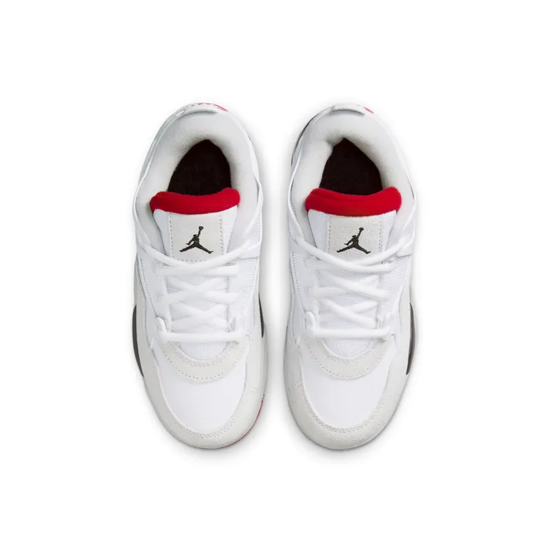 Jordan 4 RM White Black Neutral Grey Varsity Red (FQ7936-102)