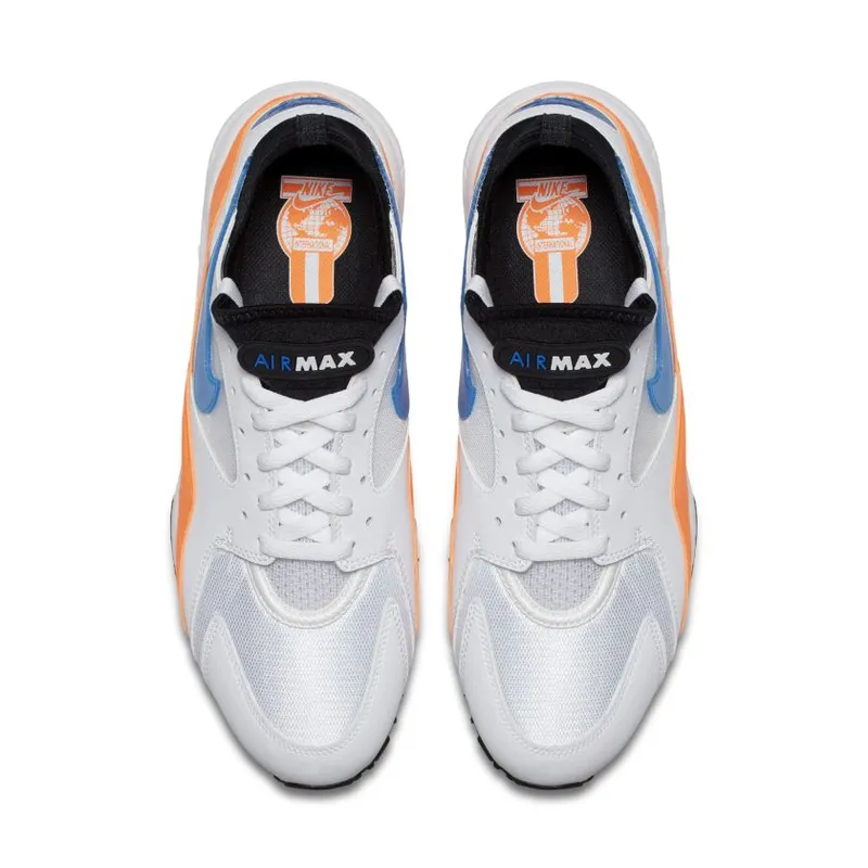 Nike Air Max 93 Nebula Blue Orange White/Nebula Blue-Total Orange-Black (306551-104)