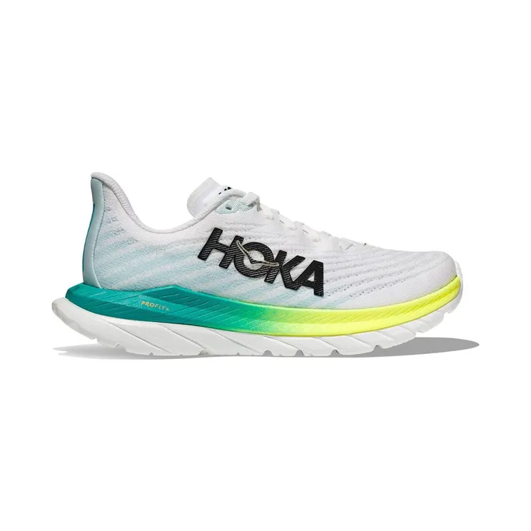 Hoka One Mach 5 White Blue Glass (1127893-WBGL)