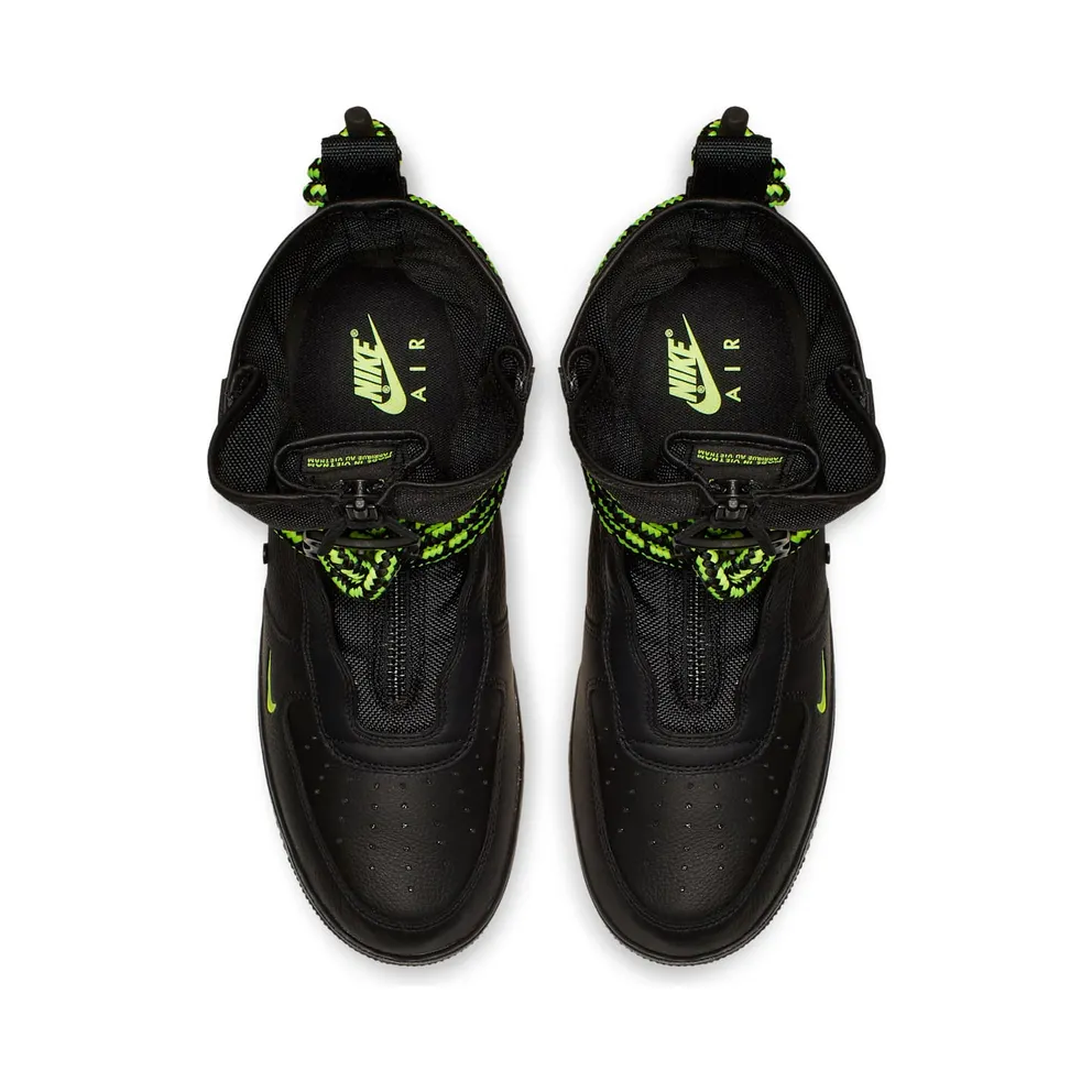 Nike SF Air Force 1 High Black Volt Black/Black-Volt (AA1128-003)