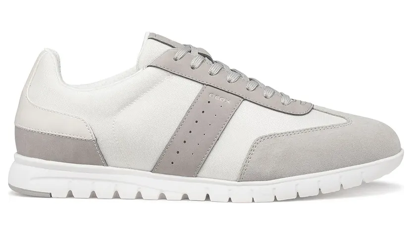 Geox sneaker Wit/Lichtgrijs (U651JB011EK-C1236)