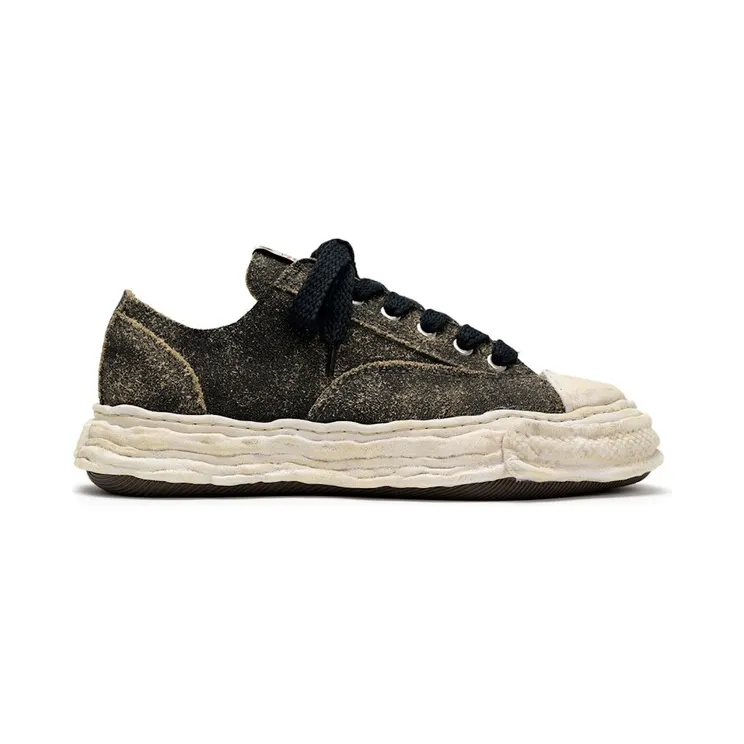 Maison Mihara Yasuhiro Peterson 23 OG Sole Vintage Suede Low Black White (A15FW724-BLK)