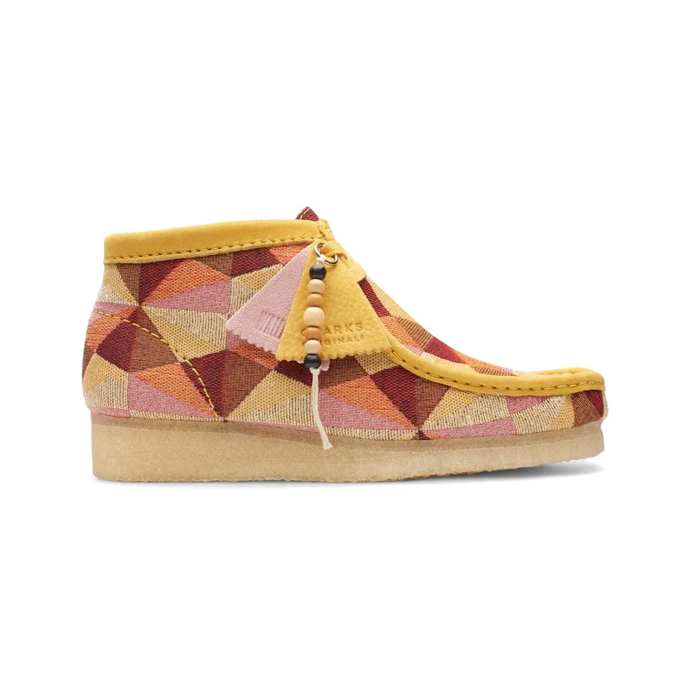 Clarks Originals Wallabee Boot Yellow Combi Canvas (26166092)