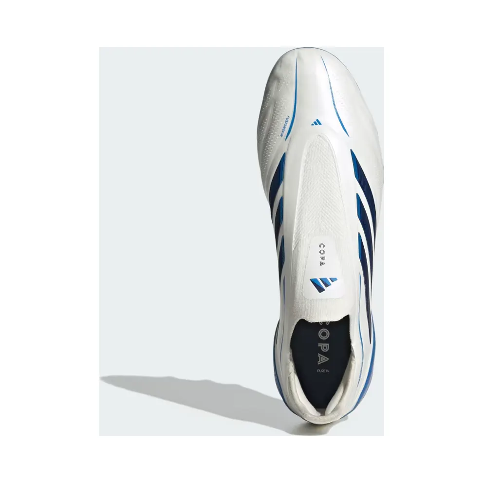 adidas Copa Pure IV Elite Laceless Firm Ground Football Boots “Zero Metalic / Dark Blue / Lucid Ray Blue” (KI0608)