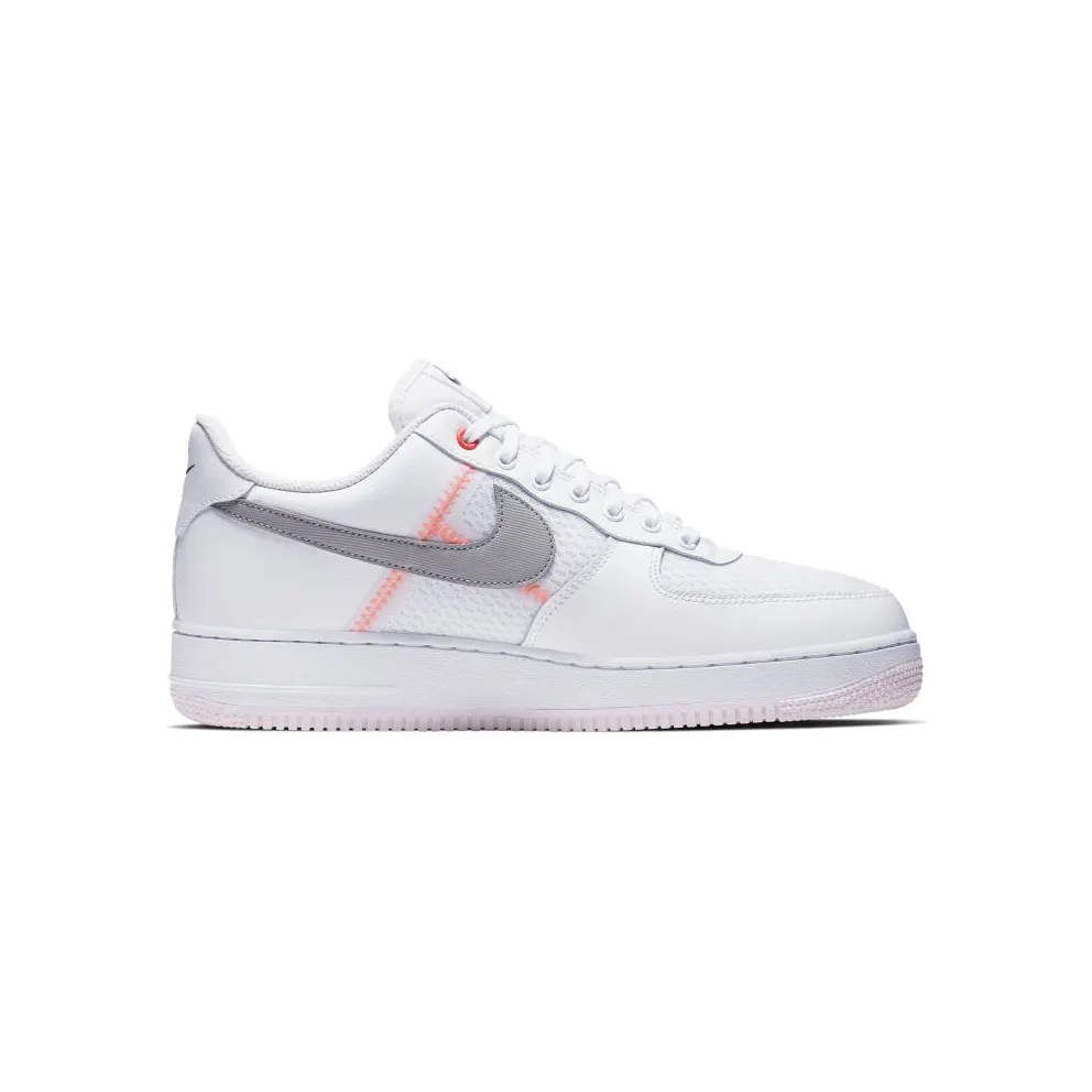 Nike Air Force 1 Low Transparent White Grey White/Off Noir-Hyper Crimson-Atmosphere Grey (CI0060-101)