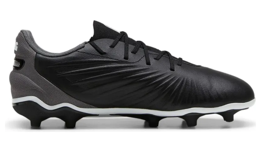 Puma King Match FG/AG Fußballschuhe Kinder 01 – PUMA black/PUMA white/cool dark gray 36 für Kinder, schwarz, Größe 28 EU / 10 Kids UK (108048)