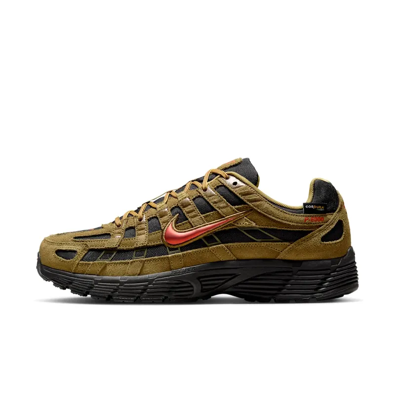 Nike P-6000 Premium Cordura Olive Flak Black Picante Red (IH0946-300)