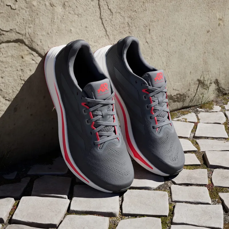 Adidas Supernova Rise 2 Running Shoes Grey Five / Night Metallic / Lucid Red (JQ4737)