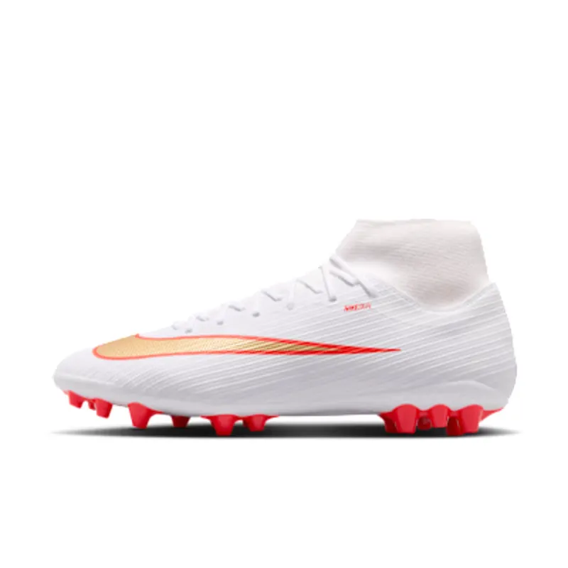 Nike Mercurial Superfly 11 Academy Multi-Ground High-Top “White/Bright Crimson/Blur” (IO1496-100)