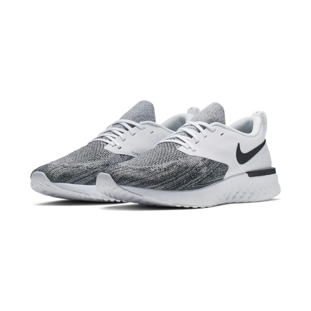 Nike Odyssey React Flyknit 2 White White Black (AH1015-100)