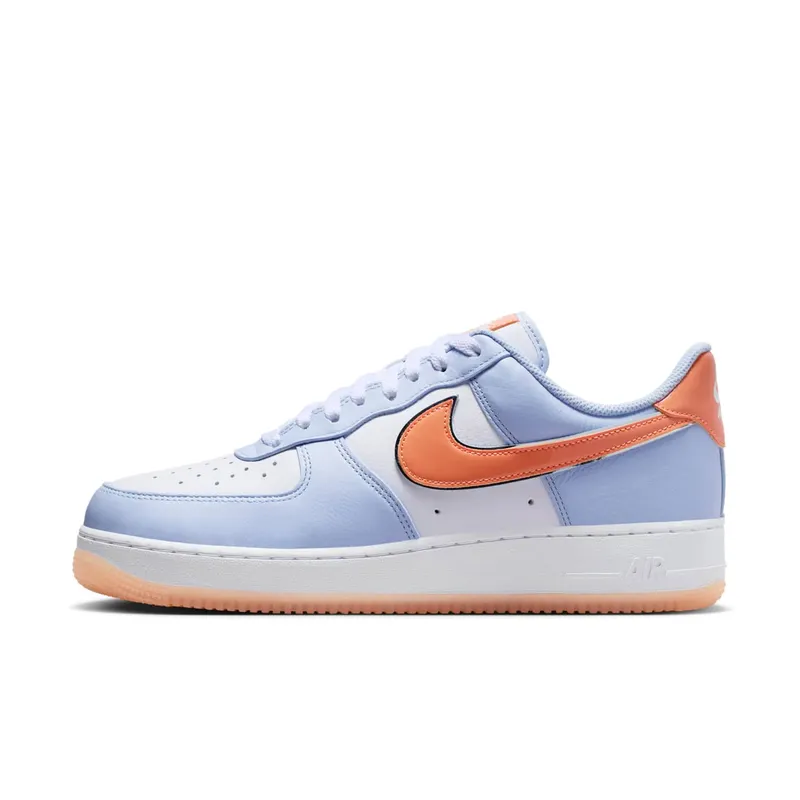 Nike Air Force 1 Low ’07 “Hydrogen Blue Orange Frost” (IR1980-407)