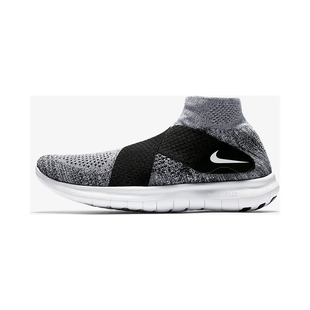Nike Free RN Motion Flyknit 2017 Black White (880845-001)