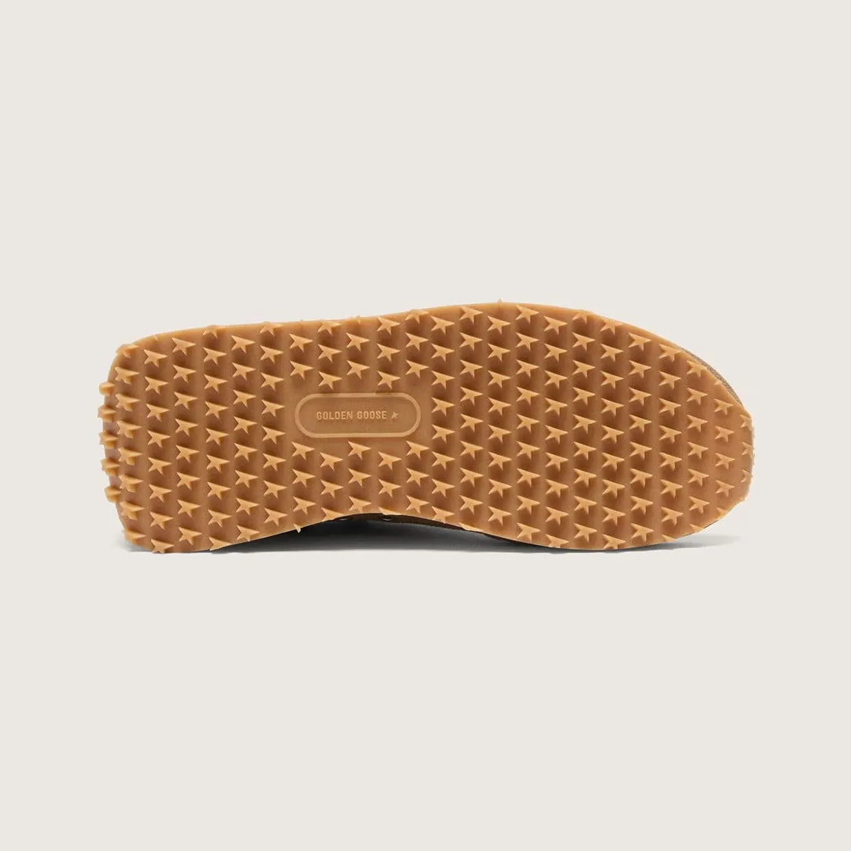 Golden Goose Men’S Marathon In Tobacco Suede With White Star (GMF01071.F008445.55777) (5)