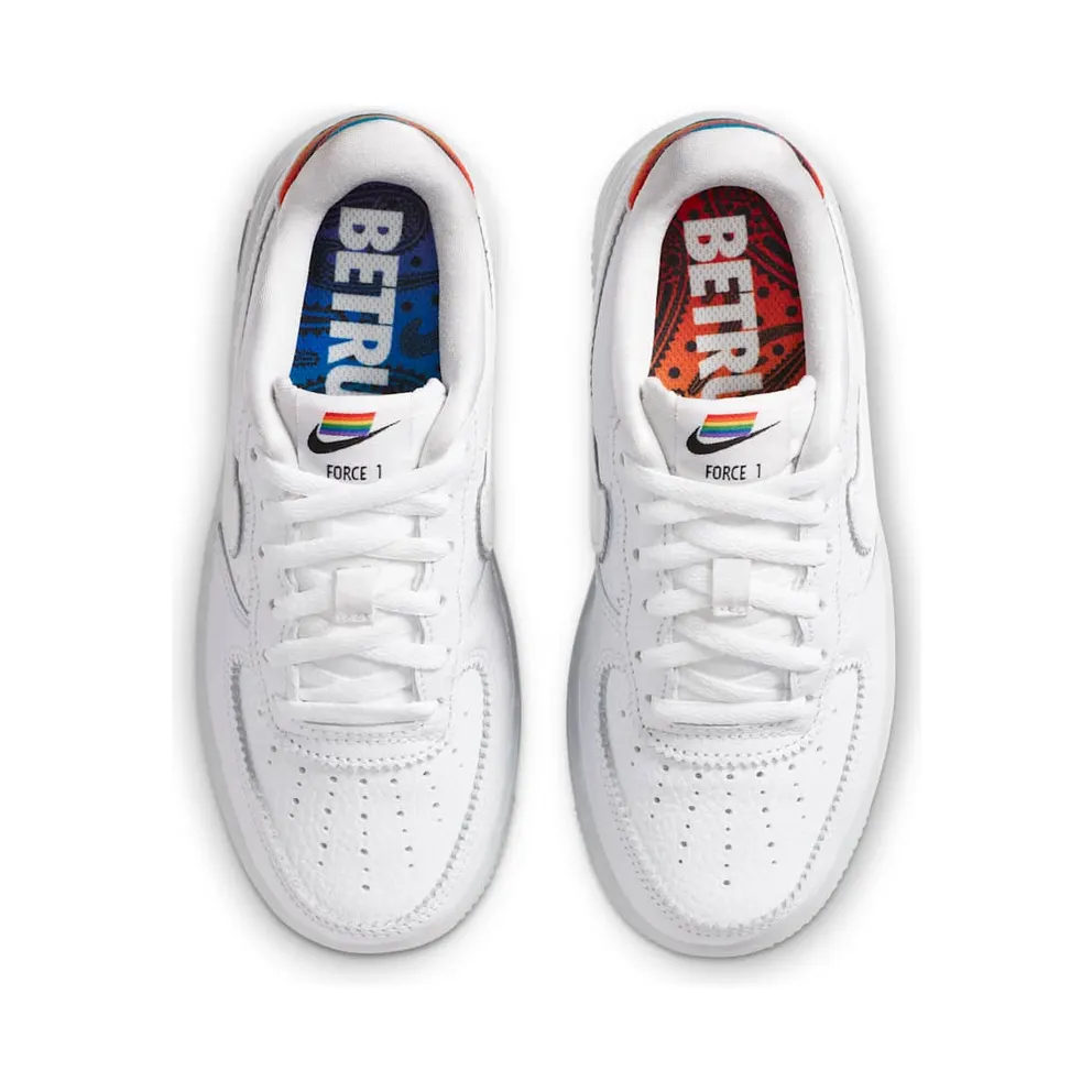 Nike Air Force 1 Low Be True 2020 (PS) White/Multi-Color-White (CW7439-100)
