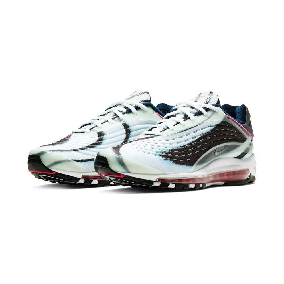 Nike Air Max Deluxe Enamel Green Enamel Green/Metallic Silver-Obsidian-Black-Deadly Pink-Cobalt Tint (AJ7831-301)
