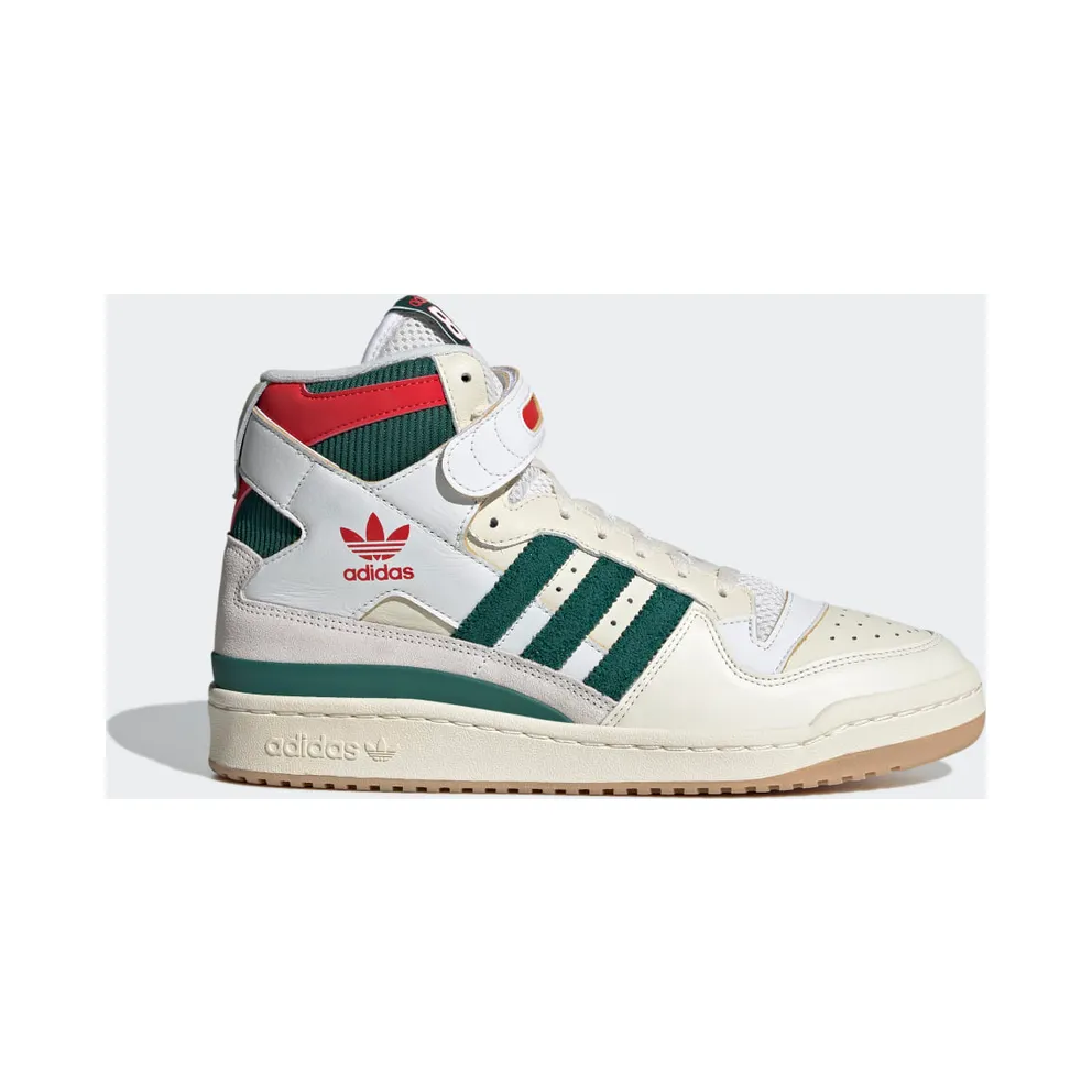 Adidas Forum 84 High Cream White / Collegiate Green / Red (GX9055)