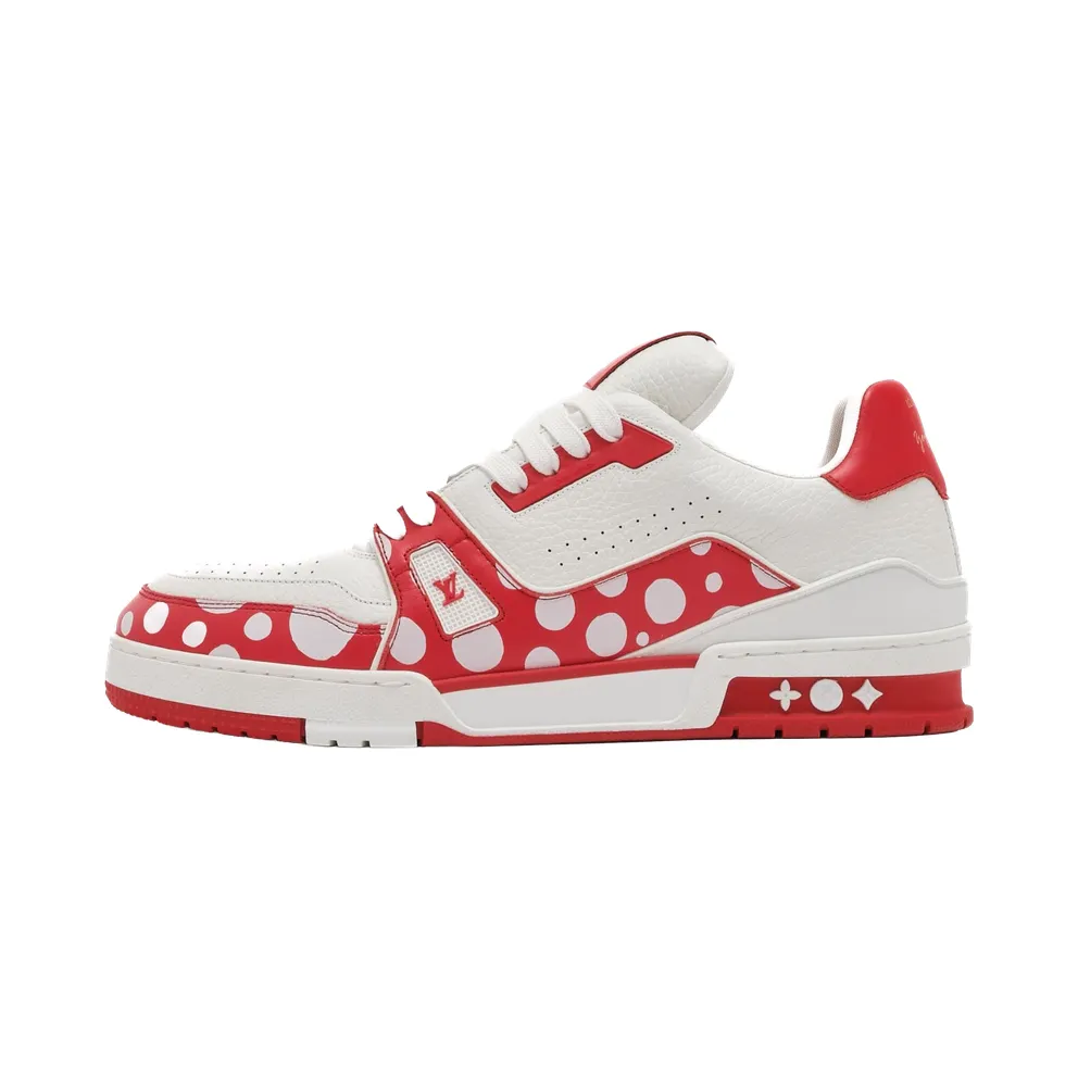 Louis Vuitton LV Trainer Low “Yayoi Kusama – White Red” (1AB8J7)