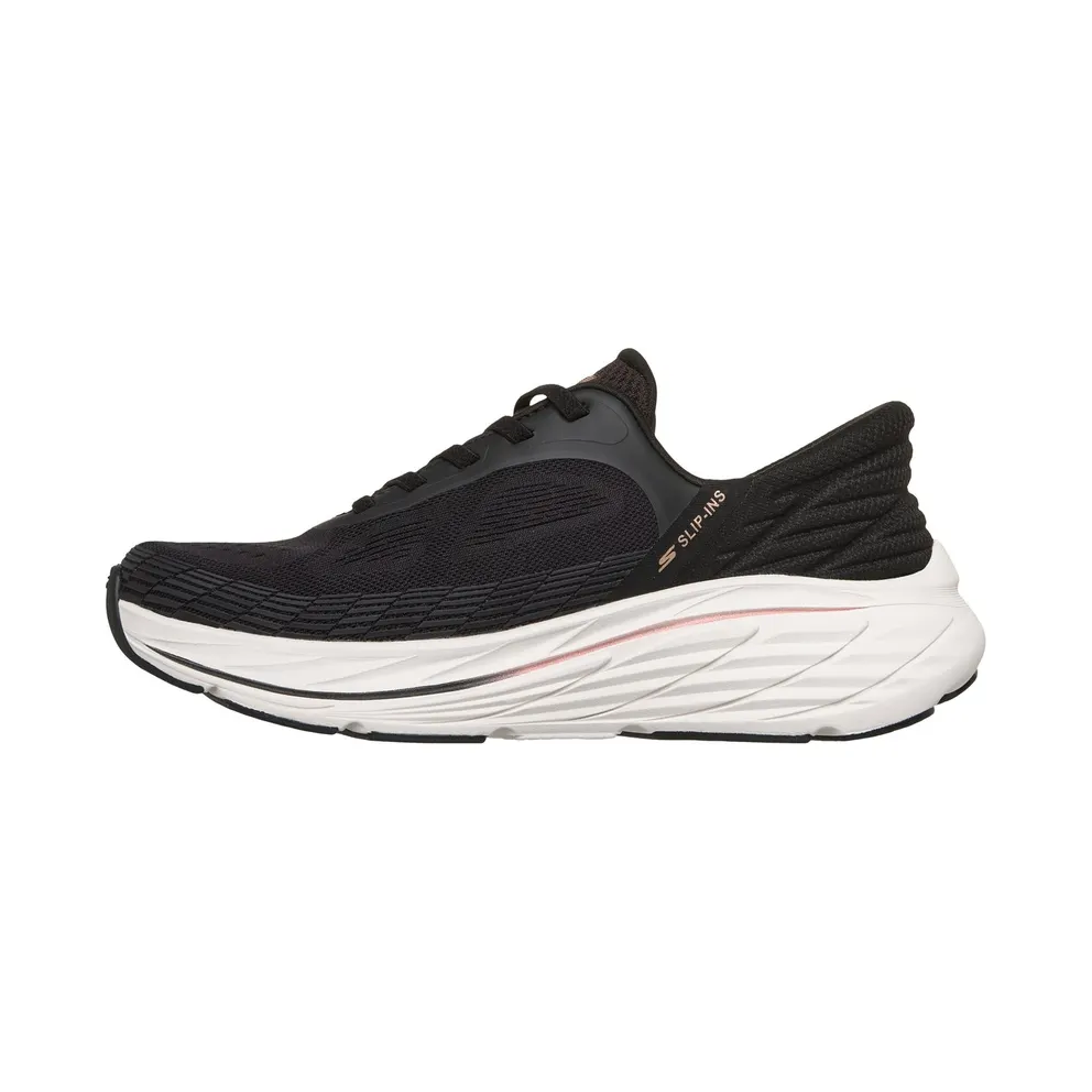 Skechers Slip-ins: Max Cushioning Elite 3 “Lenara Sneaker Black / Pink” (129724BKPK)