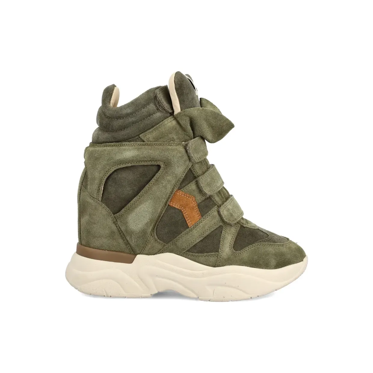 ISABEL MARANT Balskee high-top sneakers met sleehak – Beige (BK0009FAD2E07S)