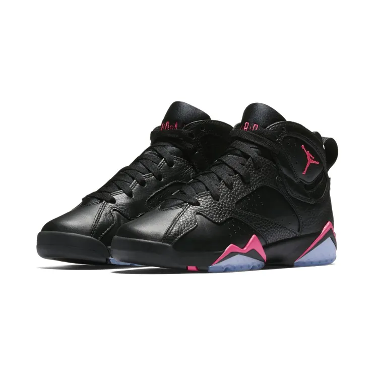Air Jordan 7 Retro ‘Hyper Pink’ GG Black/Hyper Pink-Hyper Pink (442960-018)
