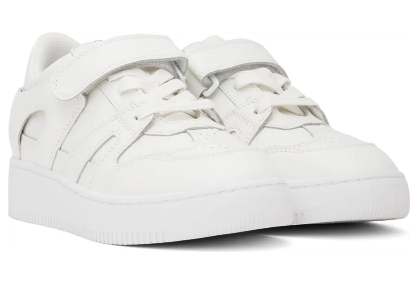 Isabel Marant White Baps Sneakers (00MBK0612-00M033S) (4)
