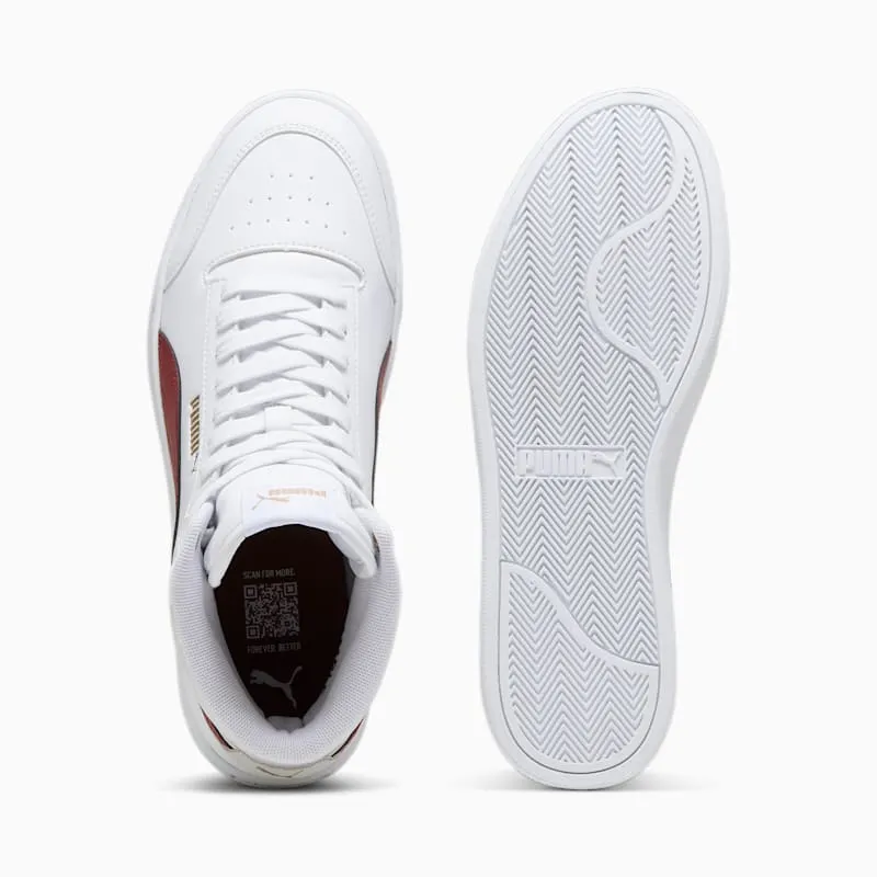 Puma Shuffle White / Intense Red / Vapor Gray (380748-18)