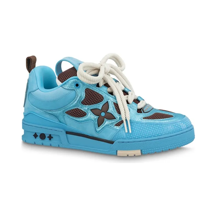Louis Vuitton Skate Trainer Blue Brown (1ABMIC)