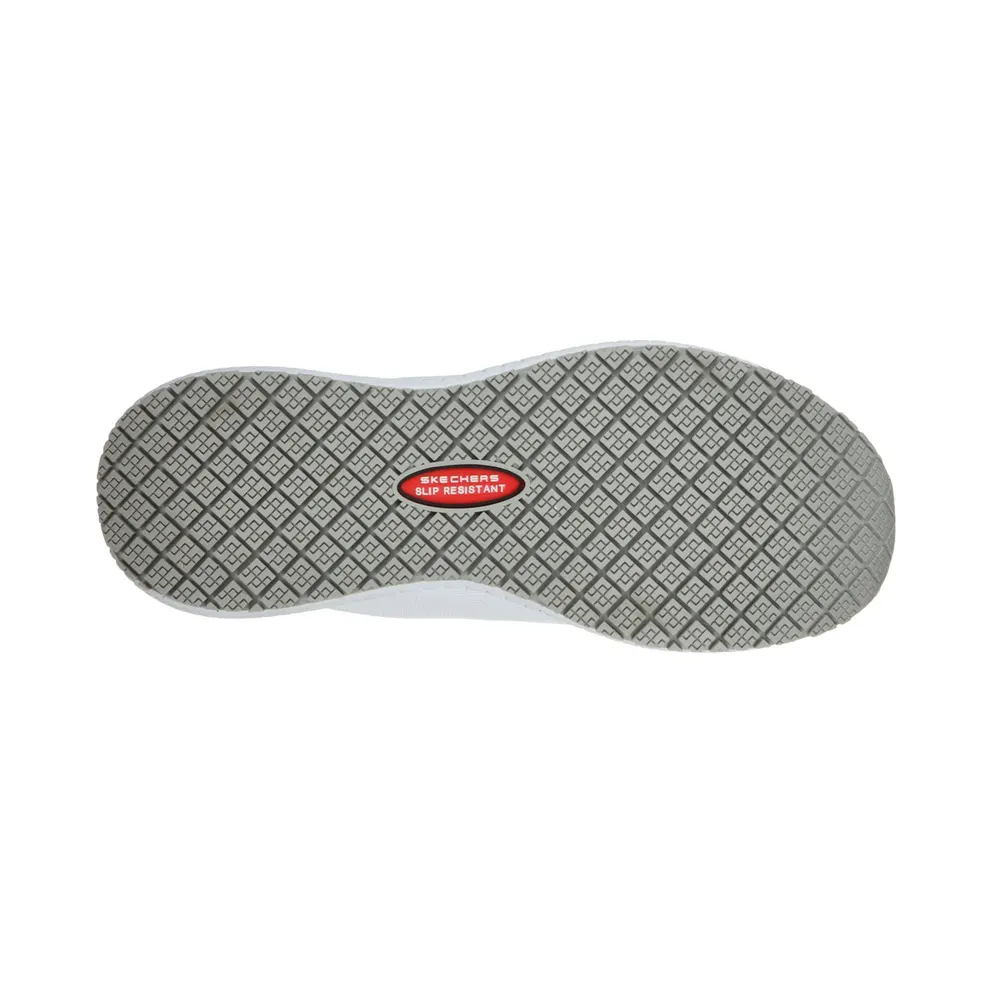 Skechers Work Slip-Resistant: Squad Sneaker White