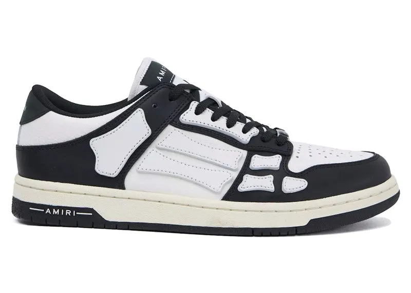 AMIRI Skel Top Low Black White (MFS003-004)