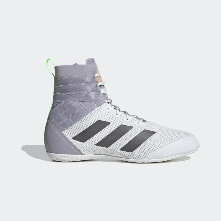adidas Speedex 18 Boksschoenen Crystal White / Grey Six / Signal Green (FW0386)