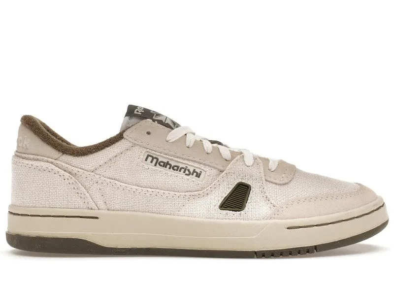 Reebok Maharishi LT Court Shoes Cloud White / Alabaster / Army Green (GZ9587)