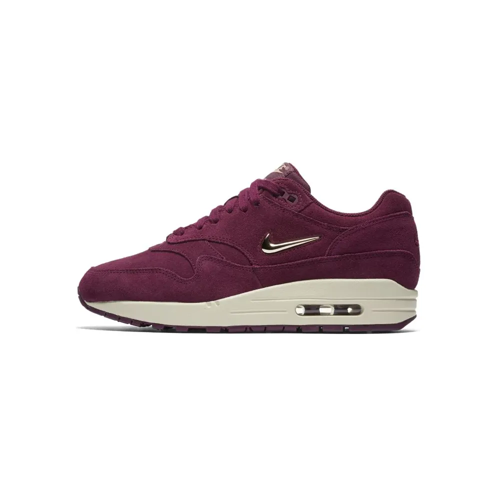 Nike Air Max 1 Jewel Bordeaux (W) Bordeaux/Blur-Bio Beige-Light Orewood Brown (AA0512-600)