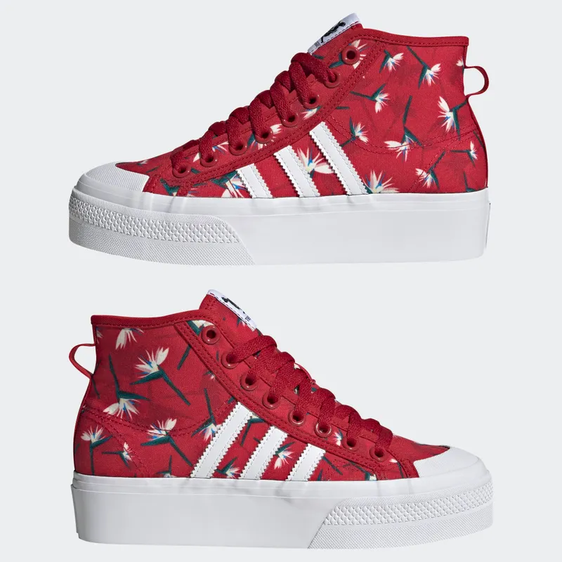 Adidas Nizza Platform Mid Thebe Magugu Power Red / Cloud White / Core Black (GY9561)