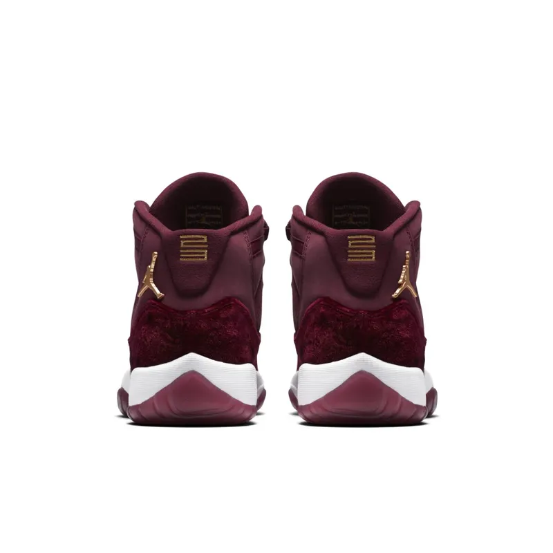 Air Jordan Nike AJ XI 11 Retro Heiress Night Maroon (GS) (852625-650)