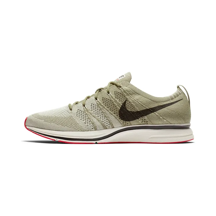 Nike Flyknit Trainer “Neutral Olive / Sail / University Red / Velvet Brown” (AH8396-201)