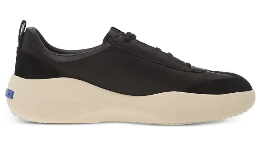 Geox GXCP-02 leren sneakers met vlakken – Zwart (U656JA08522C9999)