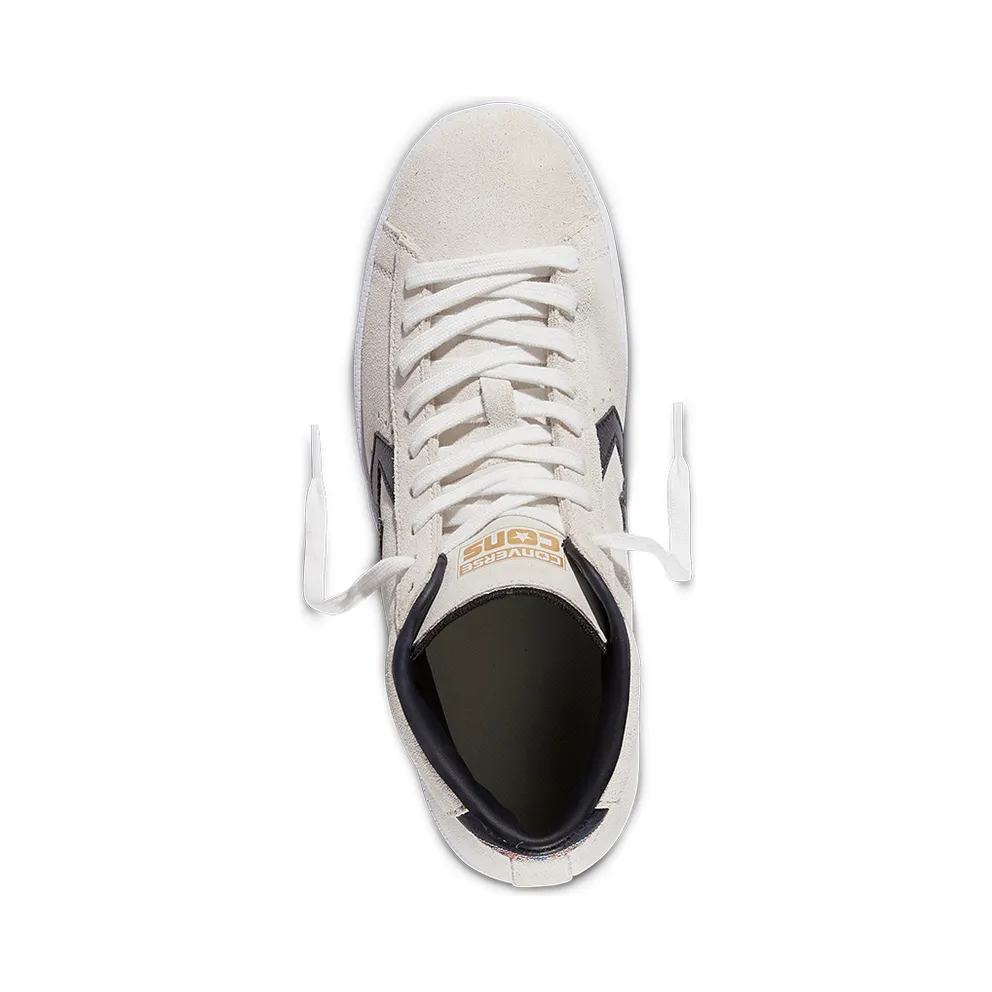 Converse Pro Leather High Al Davis White Suede White/Black (160252C)