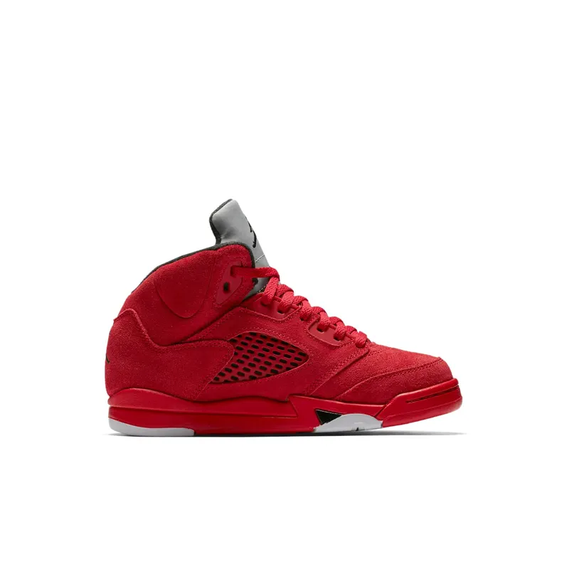 Jordan 5 Retro Red Suede (PS) University Red/Black (440889-602)