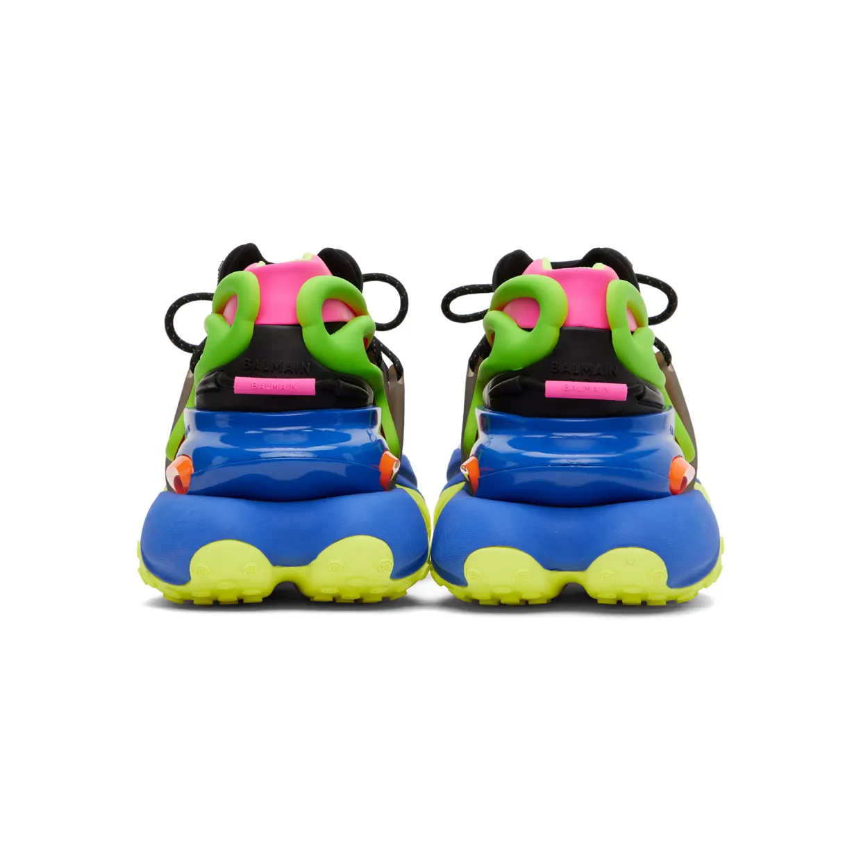 Balmain Multicolor Unicorn Low-Top Sneakers (YM1VJ309KNHC) (2)