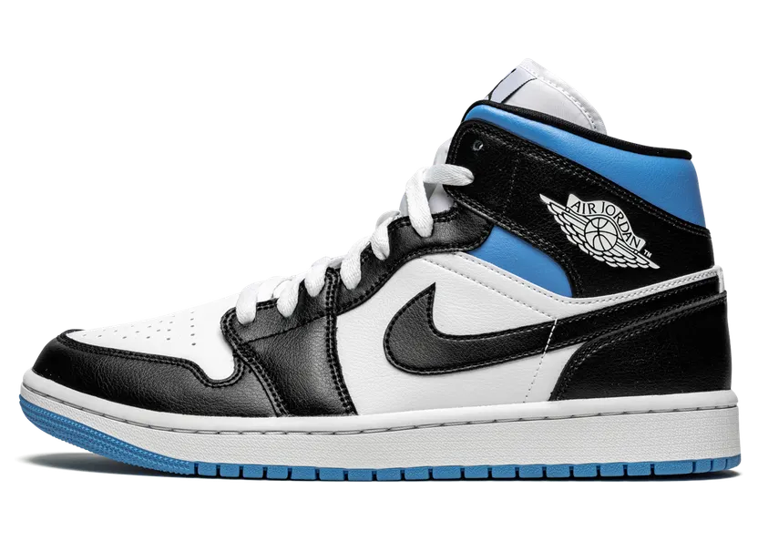 Air Jordan 1 Mid Royal Black (BQ6472-102)