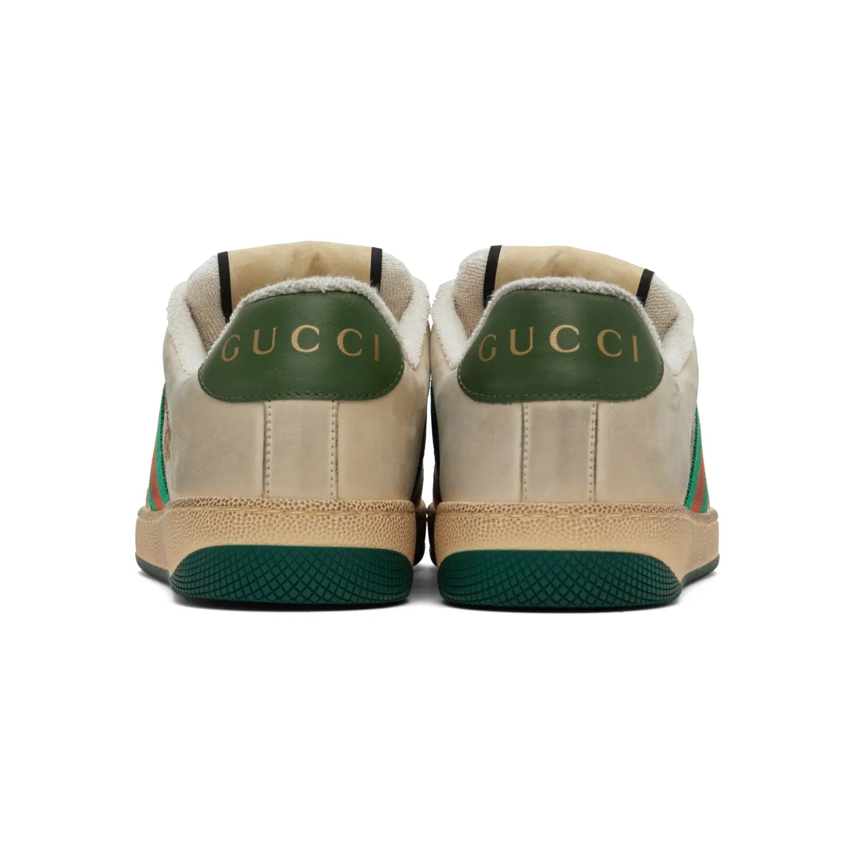Gucci Beige Screener GG Sneakers (570443 9Y920) (2)
