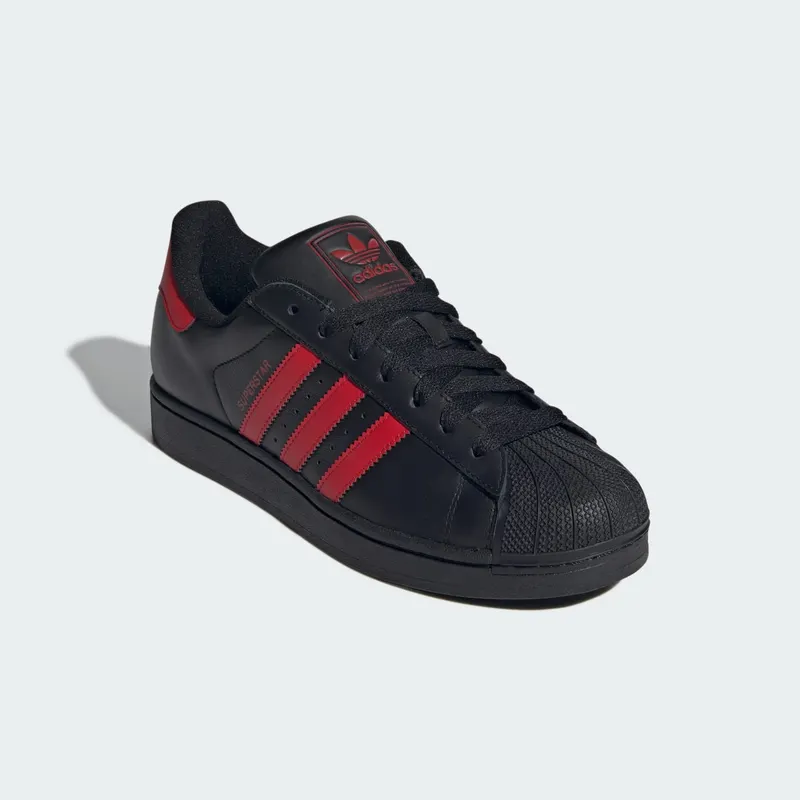 Adidas Superstar II Core Black / Better Scarlet / Core Black (IH4172)