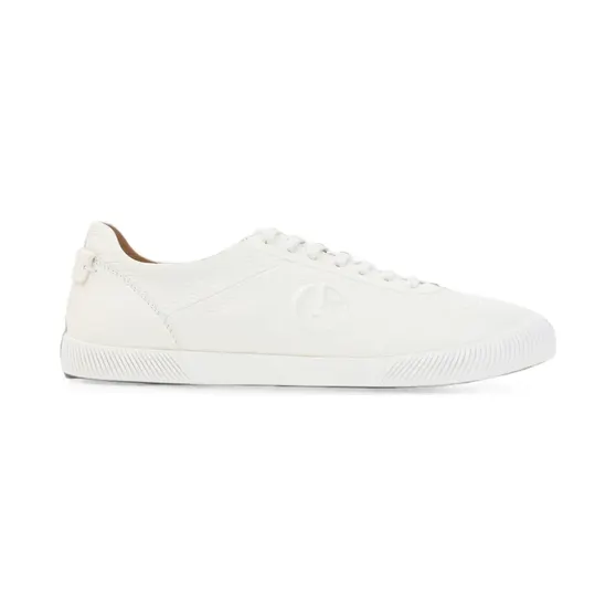 Giorgio Armani logo-embossed leather “White” (GM004698AF19222)