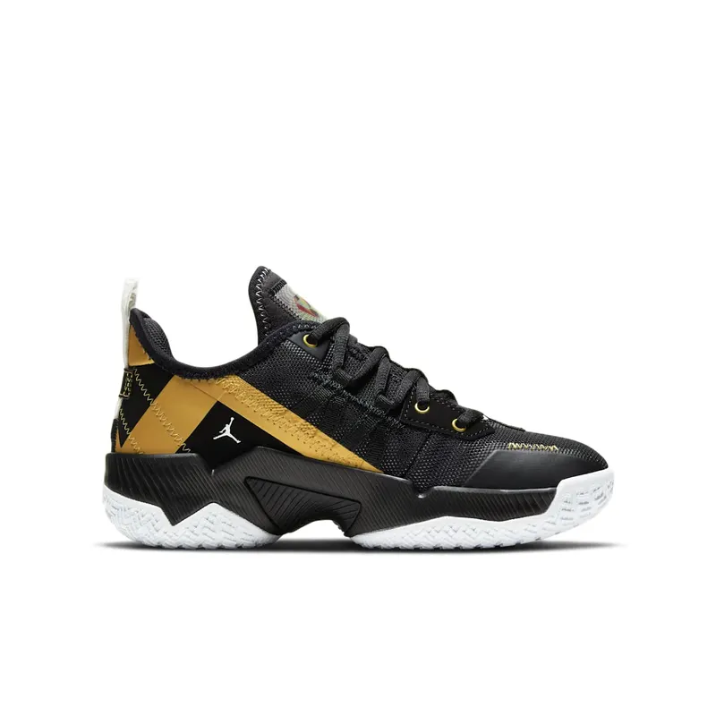 Jordan Westbrook One Take II Black Metallic Gold (GS) (CZ0840-007)